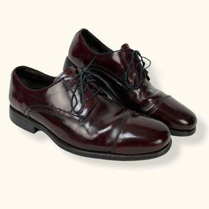 Johnston & Murphy Atchison Burgundy Leather Sz 9.5